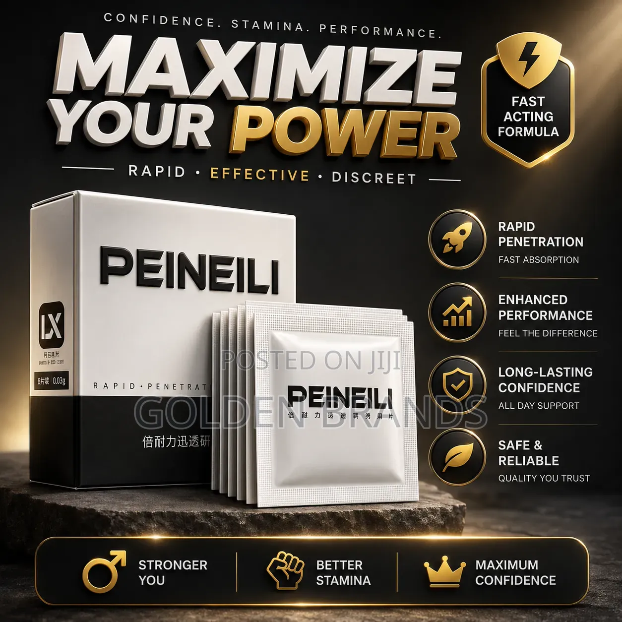 Last Longer in Bed, Delay Sexual Wipes 12 Pieces