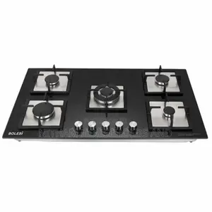 Bolesi Built in Gas Hob 5 Gas Cast Iron