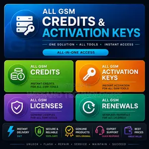 All Gsmserver Credits, Activations Mobile Repair Software Licenses