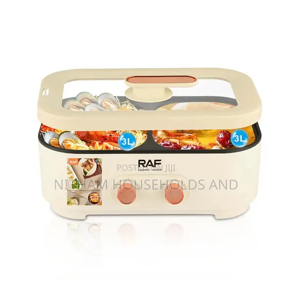 Raf R.5420 6l 2-in-1 Electric Hot Pot Grill