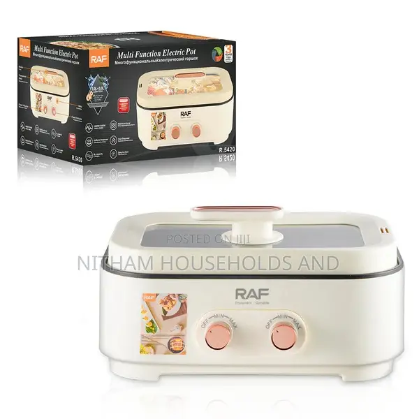 Raf R.5420 6l 2-in-1 Electric Hot Pot Grill