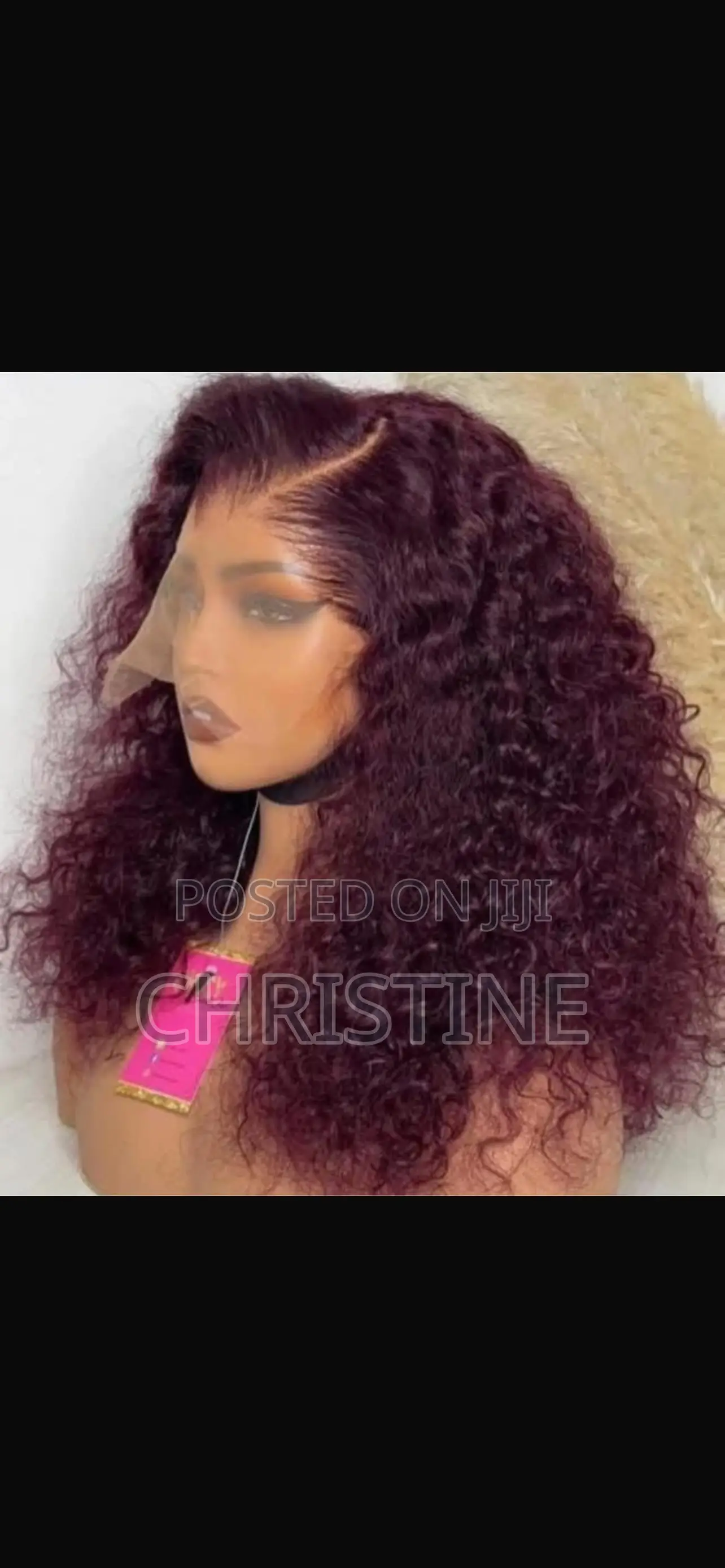Burgundy Watercurl
