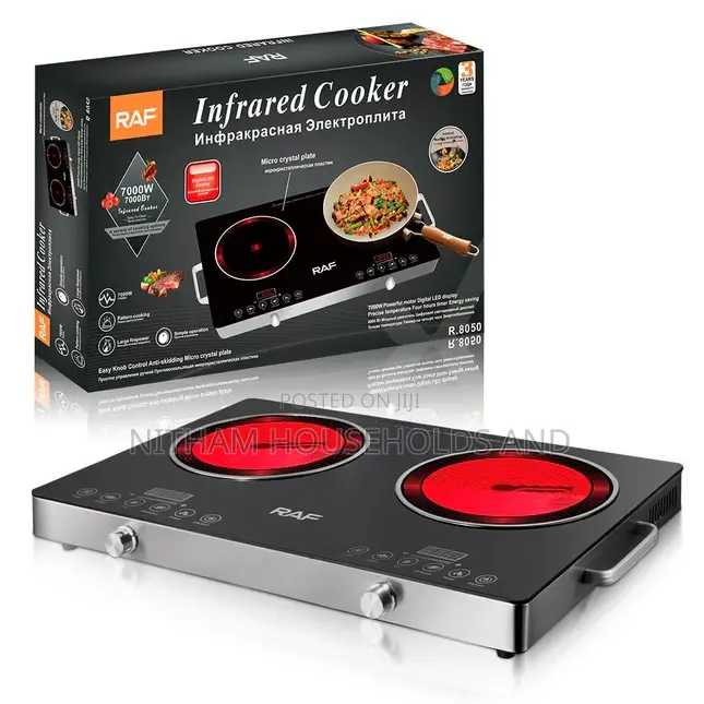 Raf R.8050 2-Burner Infrared Cooker