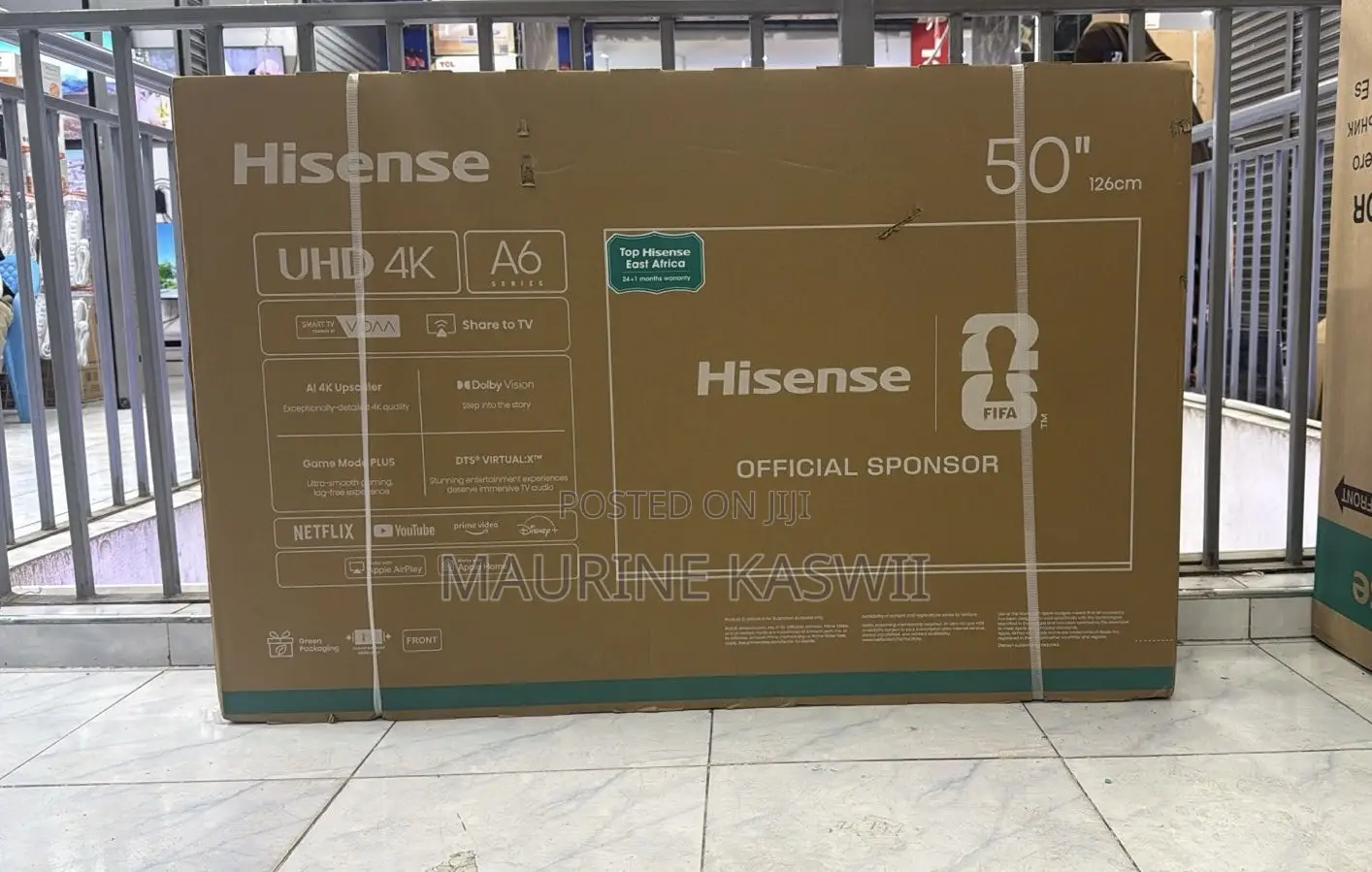 Hisense A6qken 50” Smart 