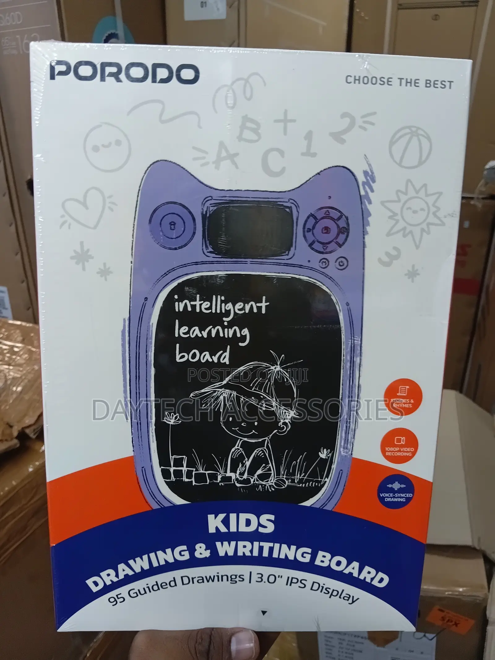 This Is a Porodo Kids Drawing Writing Board.