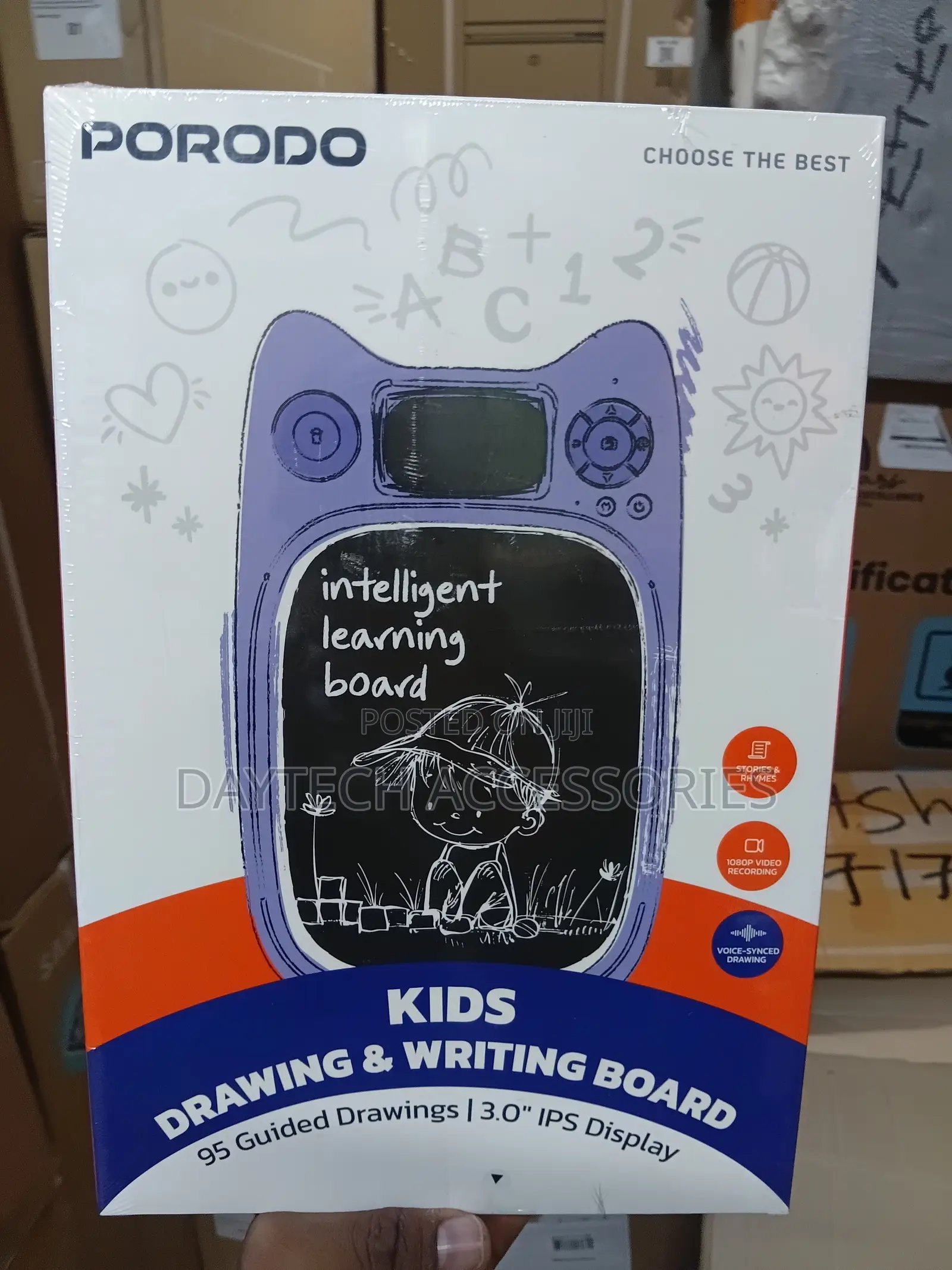 This Is a Porodo Kids Drawing Writing Board.