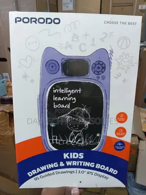 Porodo Kids Intelligent Learning Drawing Writing Board 3.0" Display