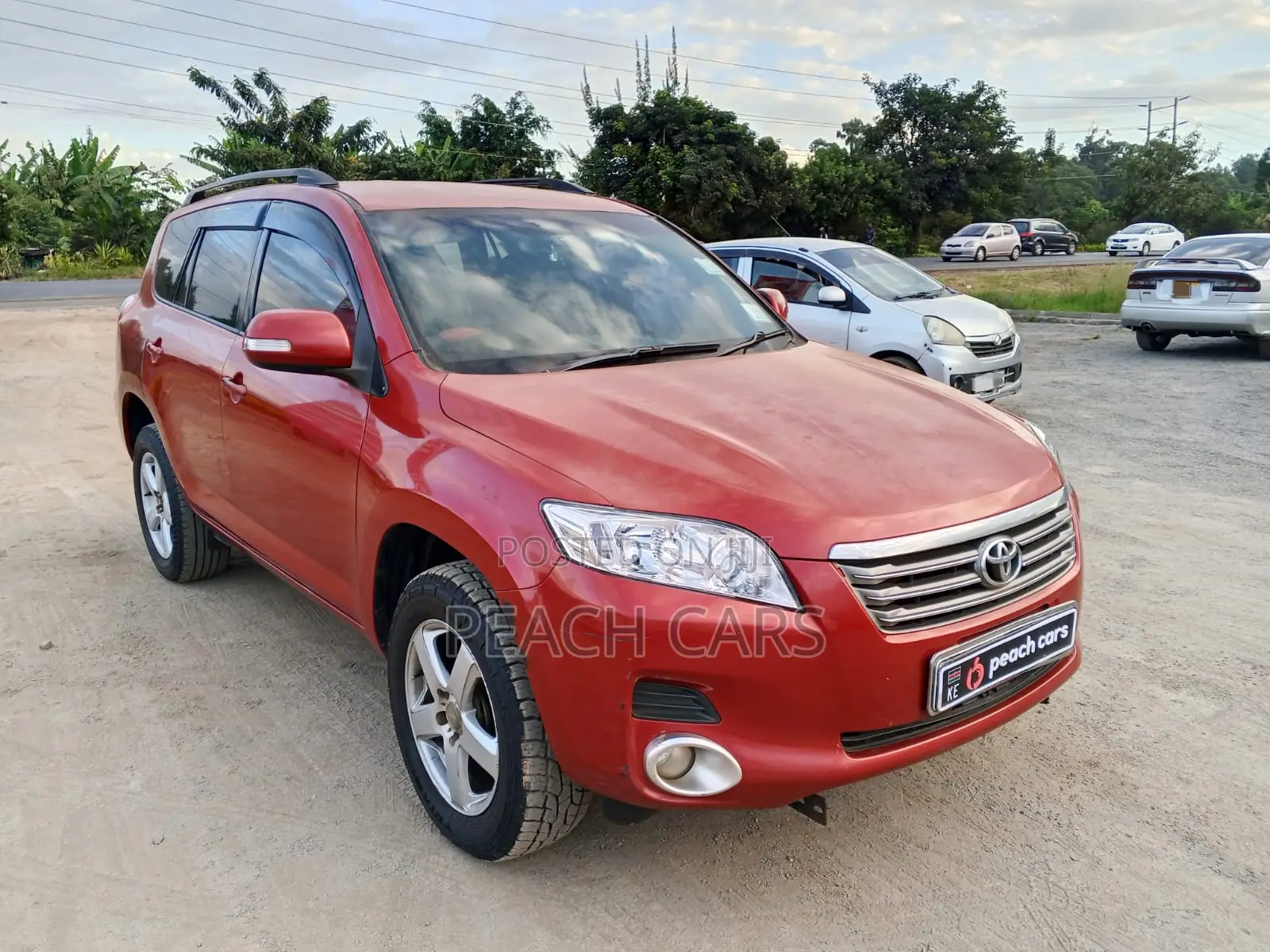 Toyota Vanguard 2008 Red
