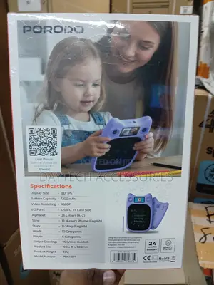 Porodo Kids Intelligent Learning Drawing Writing Board 3.0" Display