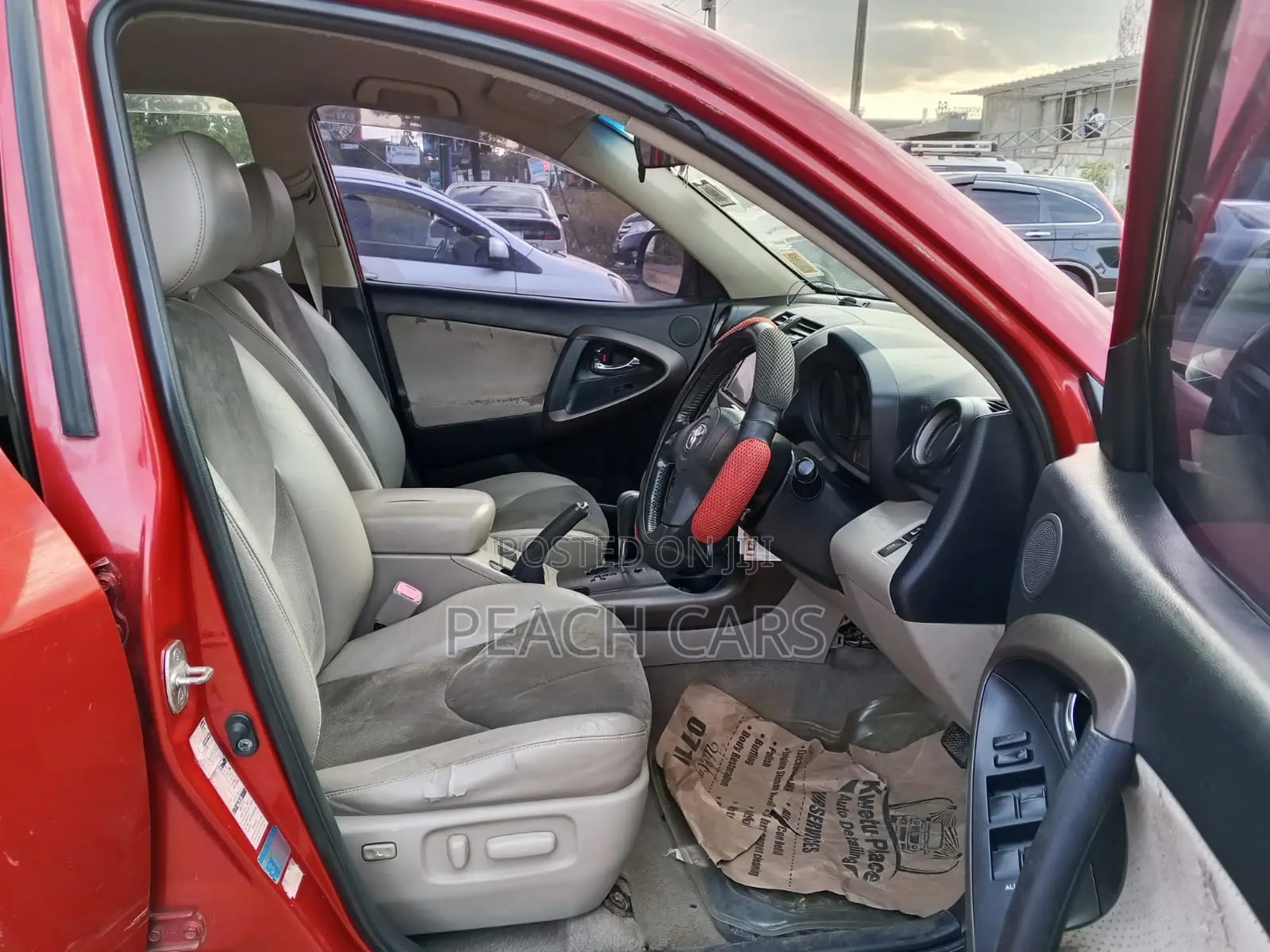 Toyota Vanguard 2008 Red