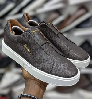 Jungle /Brown Laceless Santoni Casual Size 40-45