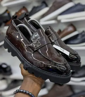 Wet Look Givenchy Paris Chunk Lug Sole Loafers Size 40-45