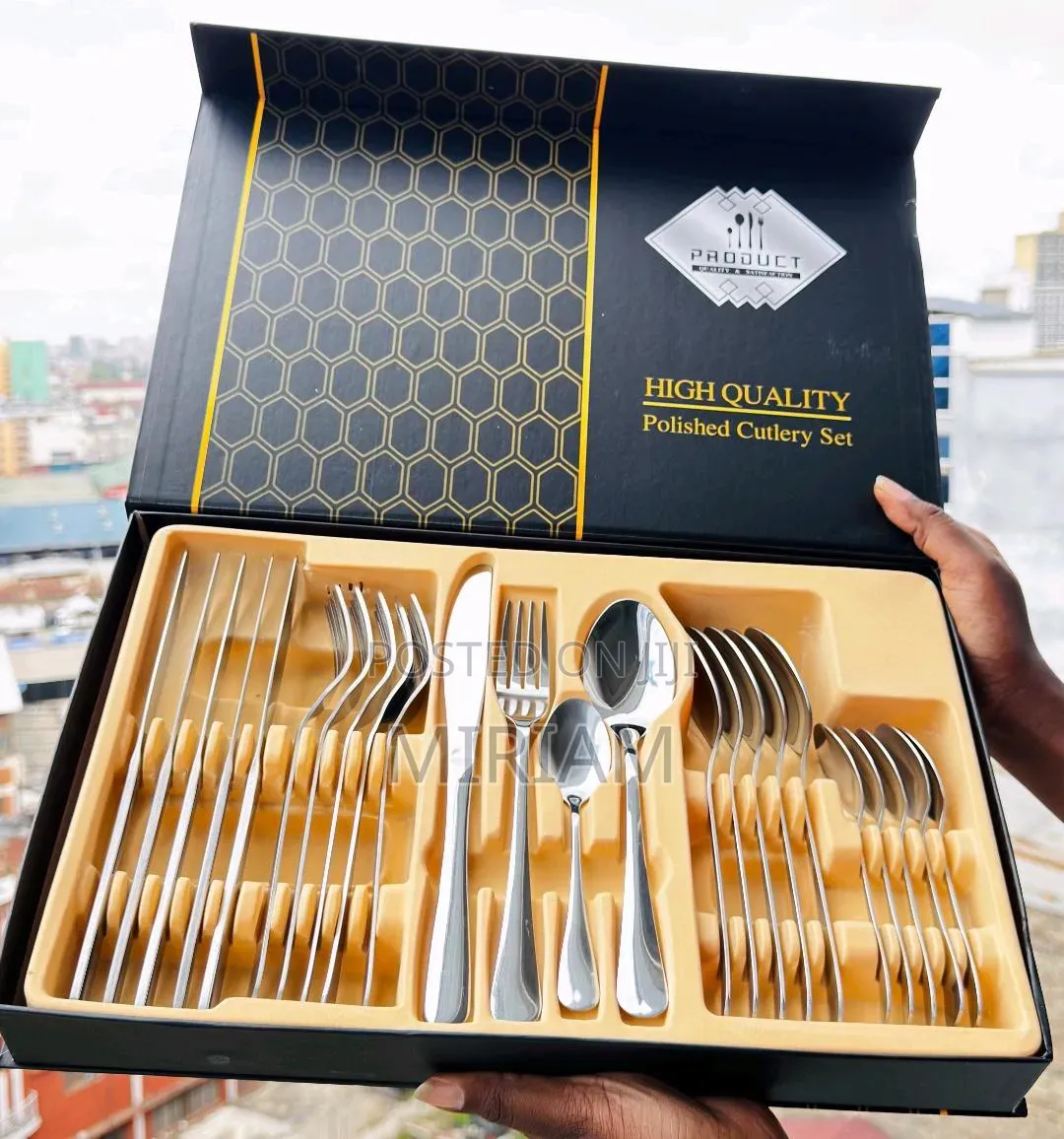 *High Quality 24pc Silver Cutlery Gift Package