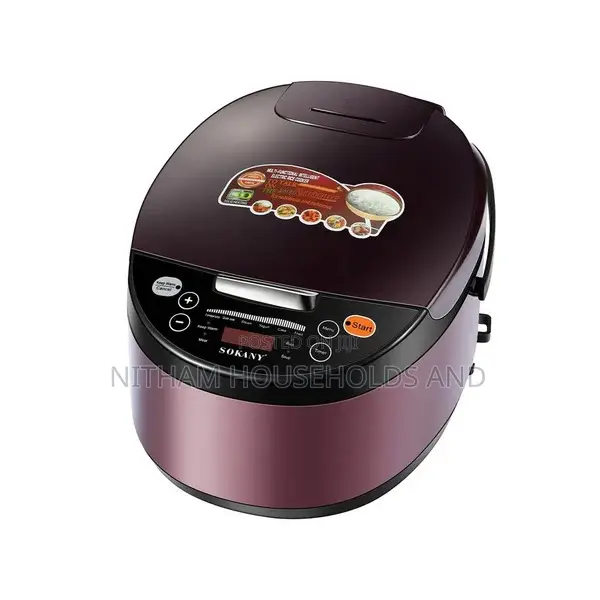 Sokany 6l Automatic Smart Digital Rice Cooker