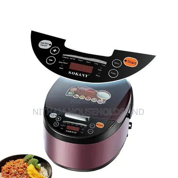 Sokany 6l Automatic Smart Digital Rice Cooker