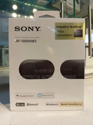 This Is a Sony Wf-1000xm3 Wireless Noise-Canceling Stereo Headset.