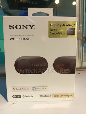 This Is a Sony Wf-1000xm3 Wireless Noise-Canceling Stereo Headset.