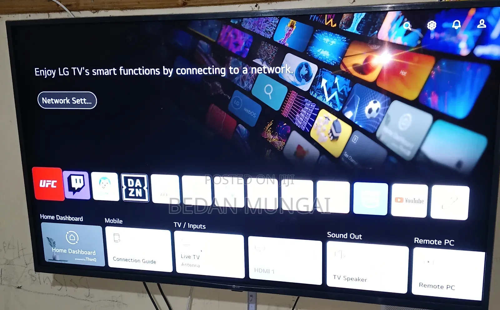 LG TV 55" Uhd Smart TV Uq7500 Webos22/ Box/ Plus Receipt