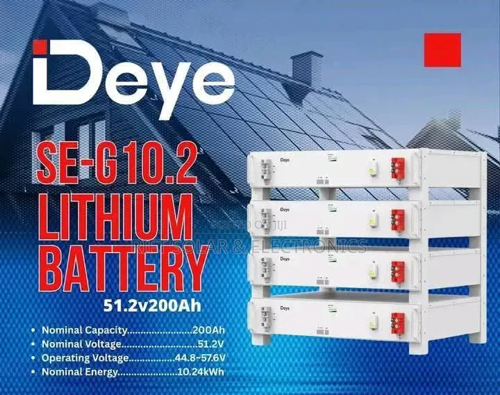 Deye 10.24 KWH - 51.2v High Quality Rack Lithium Battery 6000 Cycle