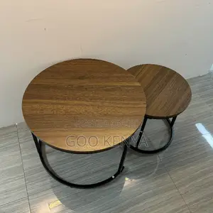 Coffee Table; Luxury Round Nesting Coffee Table Set