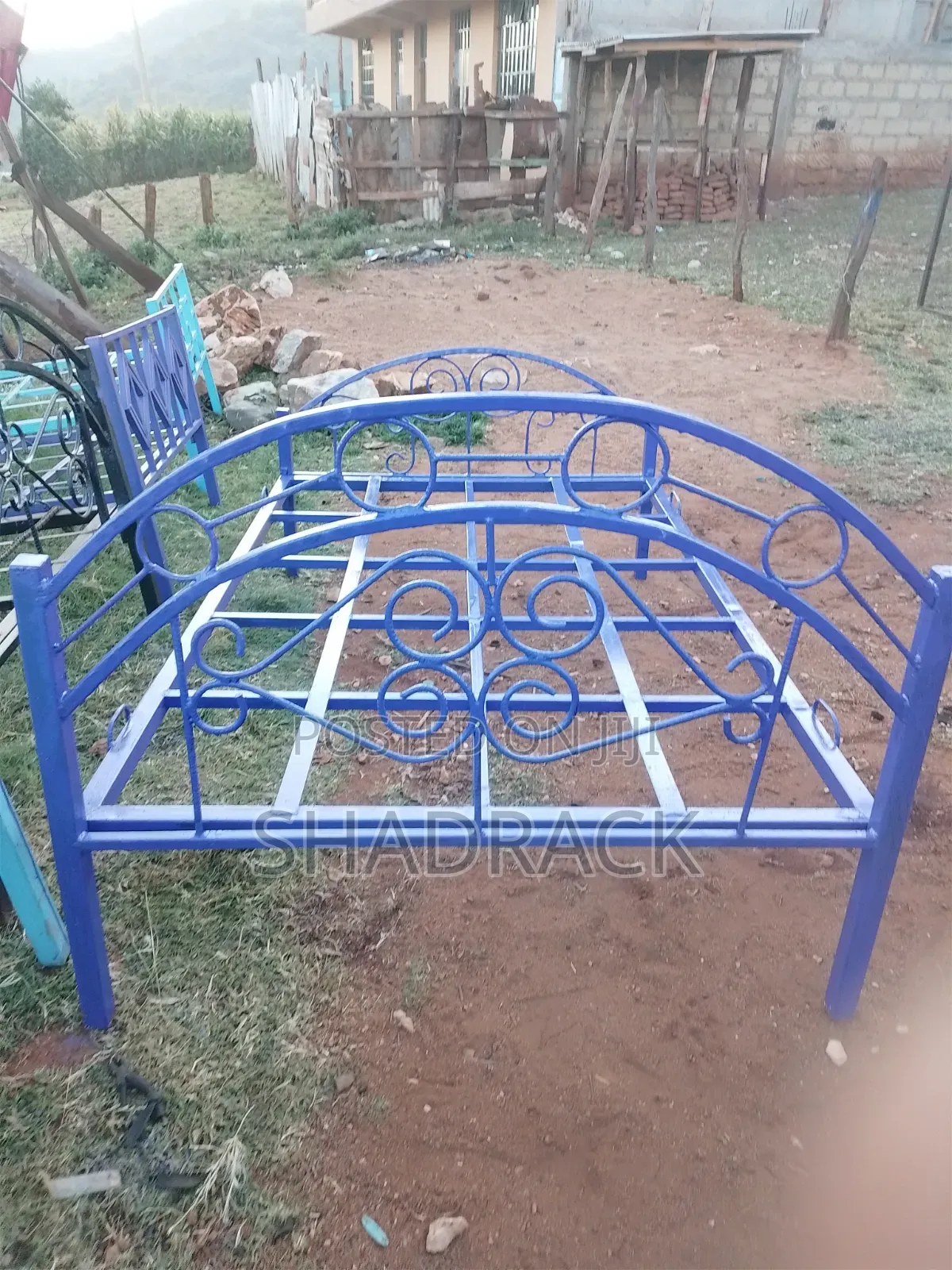 Iron Decorated Bed