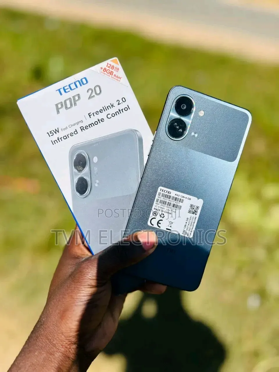 Tecno Pop 20 128 GB Black