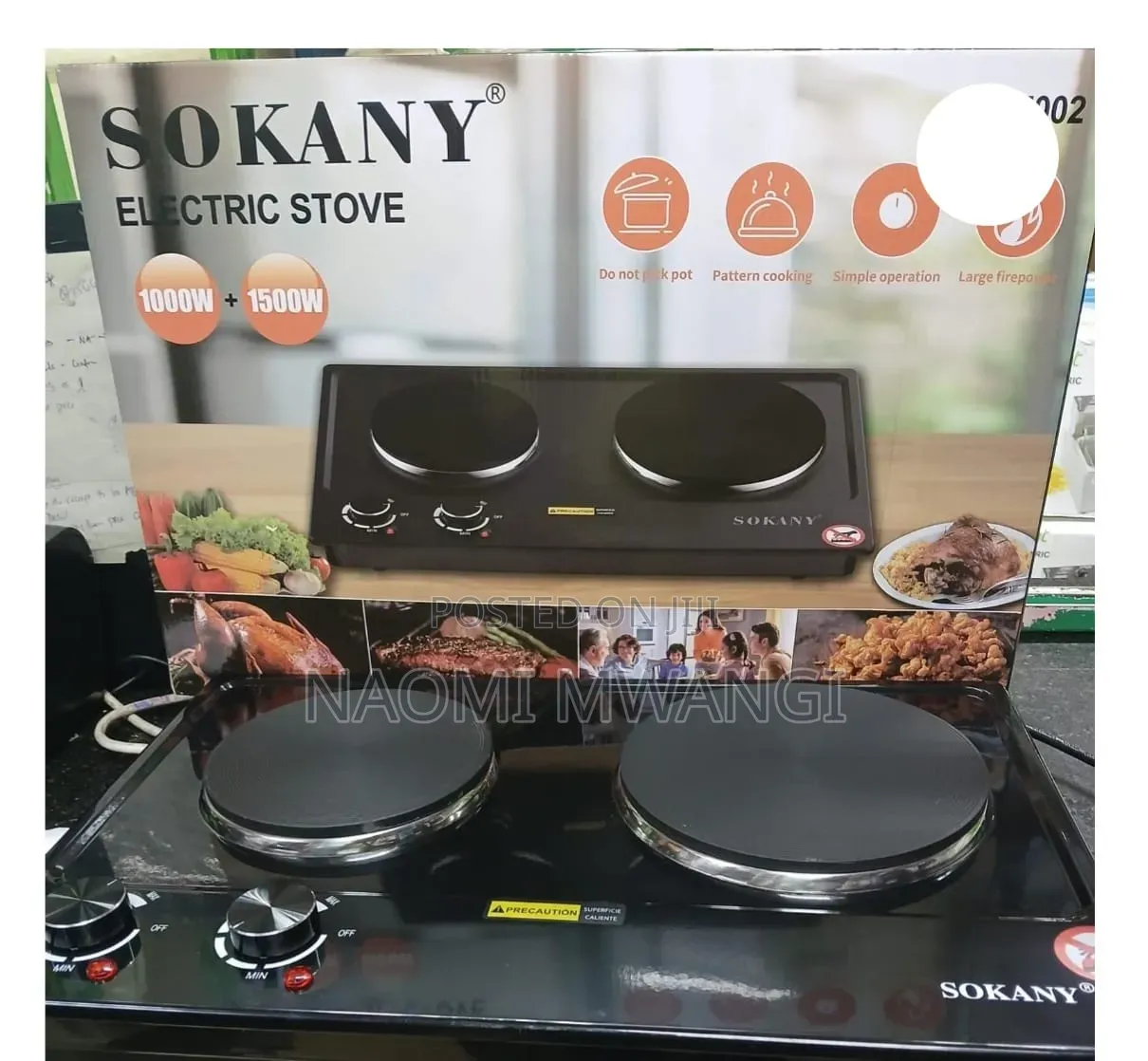 Sokany Double Stove