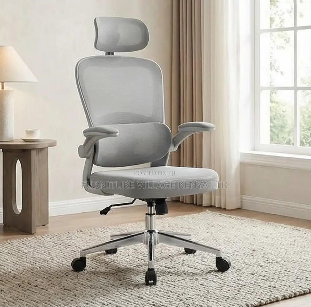 White Ergonomic Chair for Office