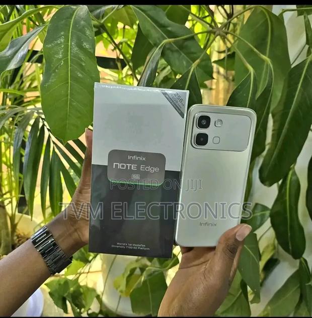 New Infinix Note Edge 256 GB Black - thumbnail 2