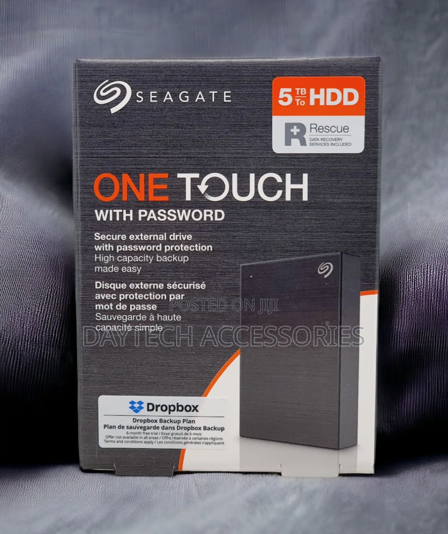 Seagate Portable 5tb One Touch External Hard Drive.