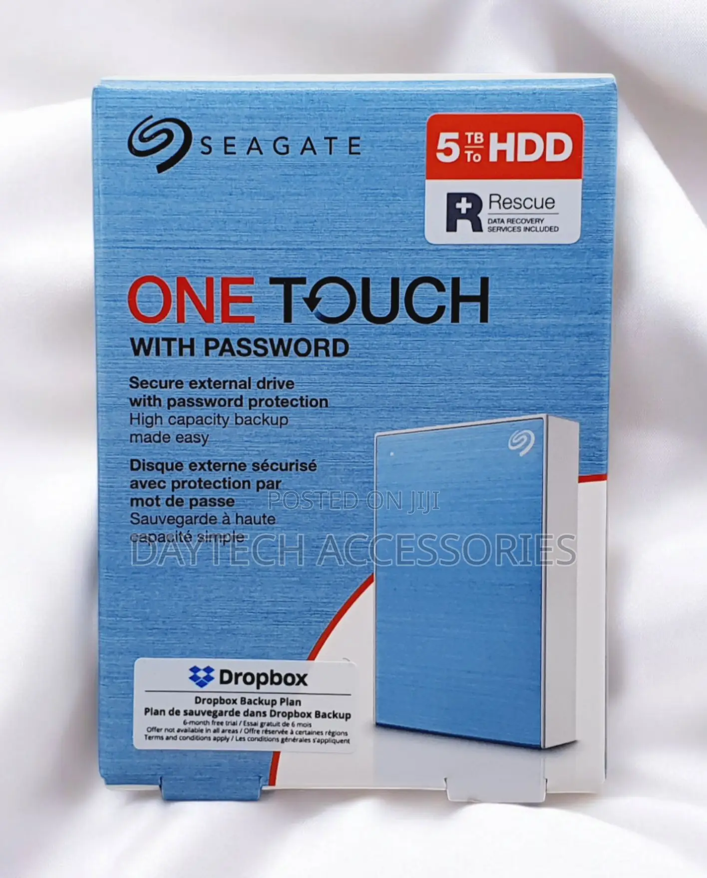 Seagate Portable 5tb One Touch External Hard Drive.