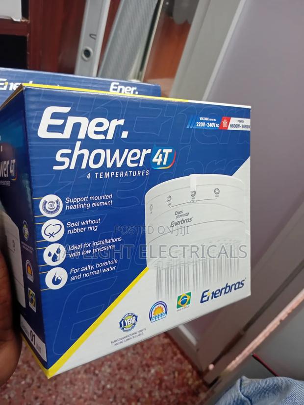 Water Heater Adjustable 4 Temperature Bath Shower Heater - main view