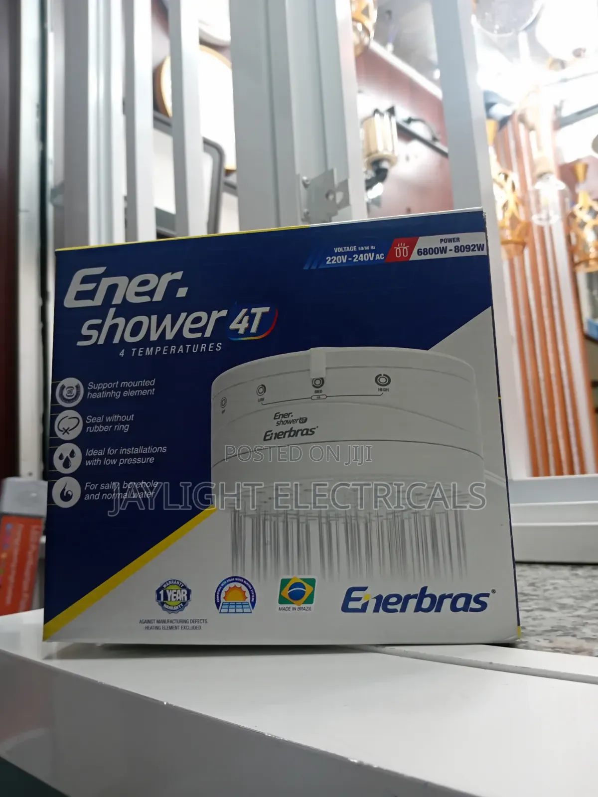 Electric 6800w Instant Hot Water Heater Shower Head