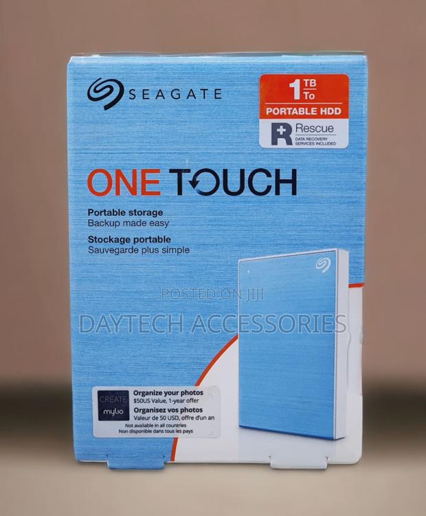Seagate Portable 1tb One Touch External Hard Drive - thumbnail 2