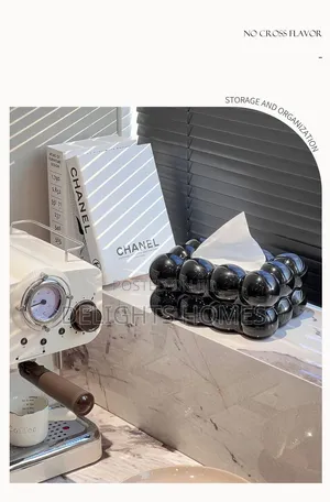 *Luxurious Bubble Design Tissue Box_cu