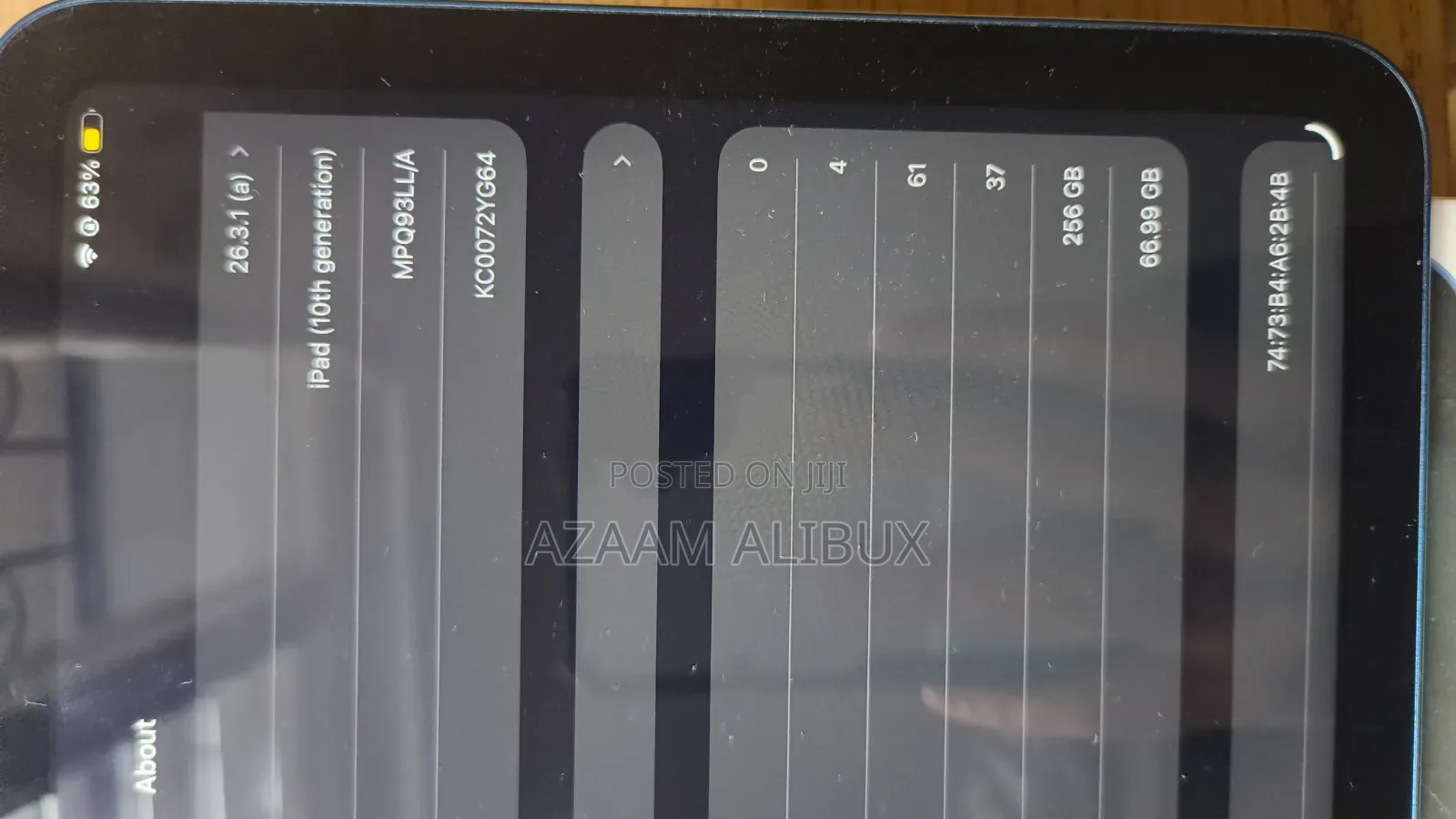 Apple iPad (2022) 256 GB Blue