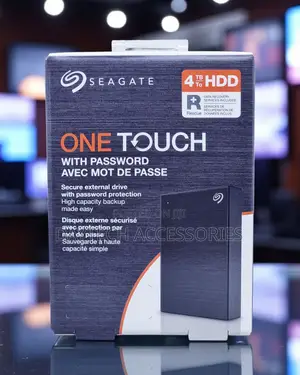 Seagate 4tb One Touch Usb 3.2 Gen 1 External Hard Drive - Black