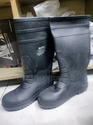 Construction Gumboots, Steel Toe