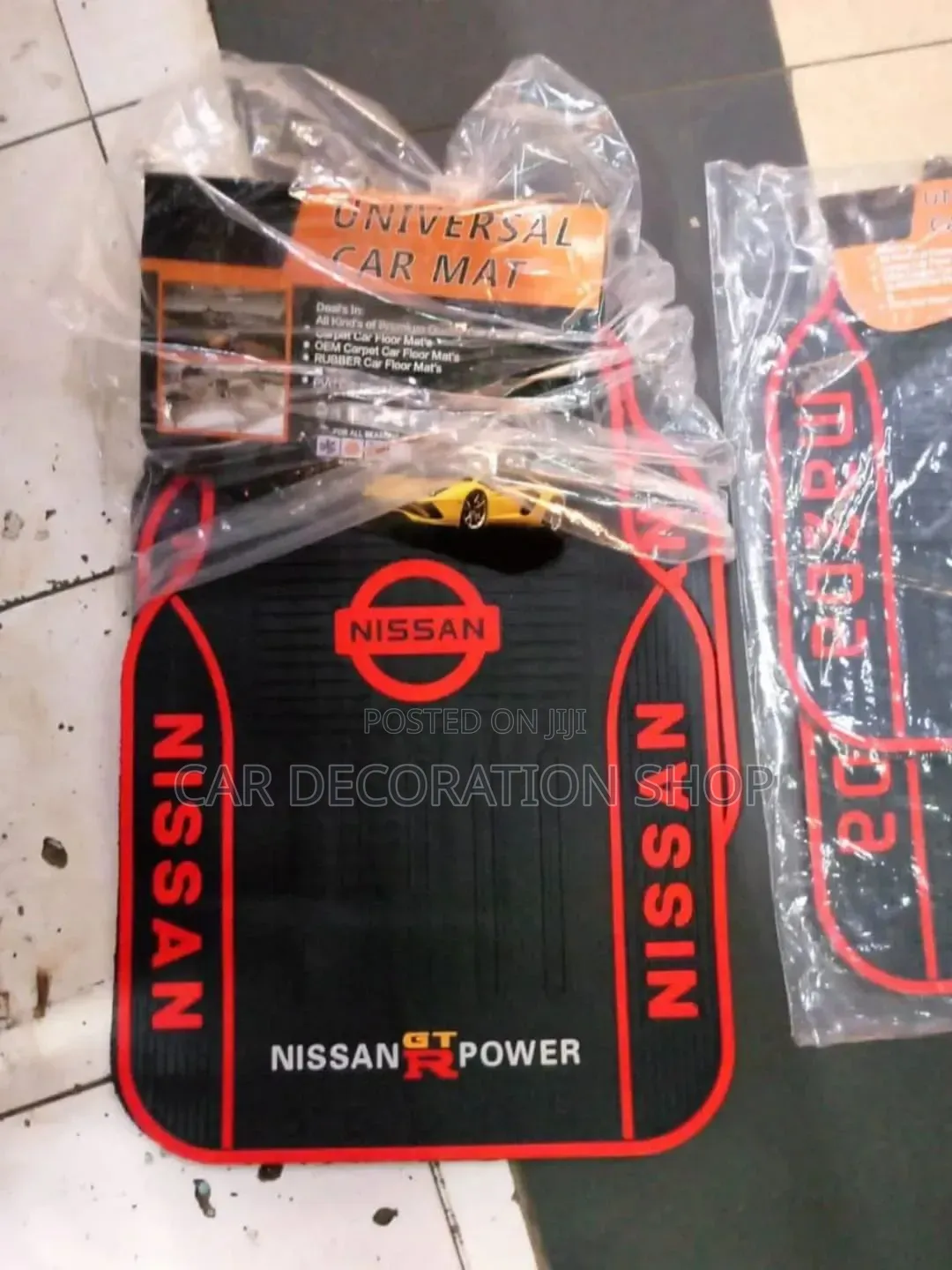 5pc Set Nissanall Weather 5pc Mats With Red Logo Accents