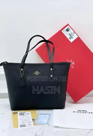 Coach Signature Tote Bag – Brown | Spacious Stylish
