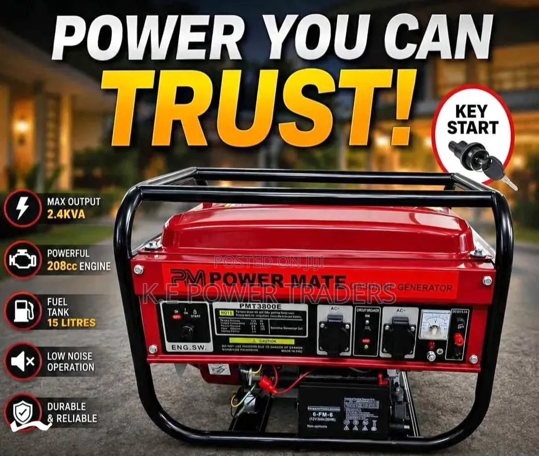 Powermate 2.4kva Petrol Powered Generator