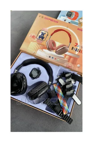 P9 Series Smart Watch With Headphones 7 Interchangeable Straps