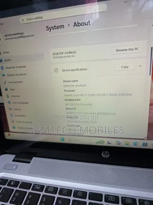 Laptop HP EliteBook 840 G4 16GB Intel Core i7 SSD 256GB