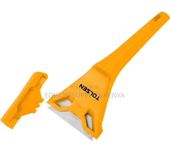 Tolsen Heavy-Duty Glass and Tile Scraper Professional Cleaning Tool