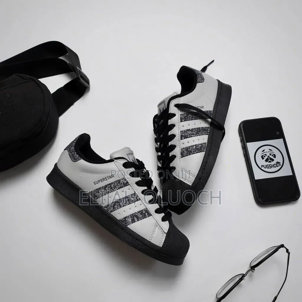Adidas Superstar “ Grey Black “
High Quality 
Size 39-45