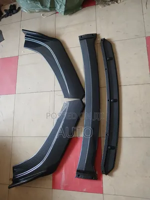 Universal Carbon Fiber Look Front Lip – Sport Car Bumper Splitter