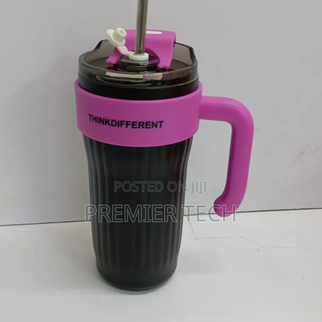 Stainless Steel Unbreakable 1080ml ,Thermocup Metal Straw