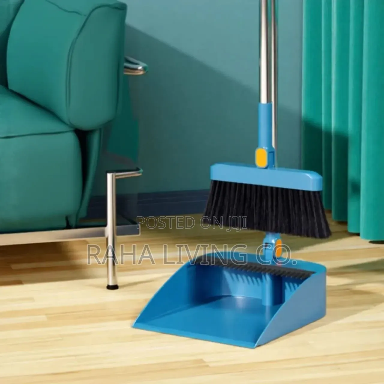 2-in-1 Foldable Rotating Broom Dustpan Set | 3 Colours