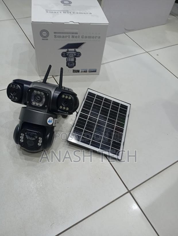 Vts28 Smart Solar Security Camera Triple Lens