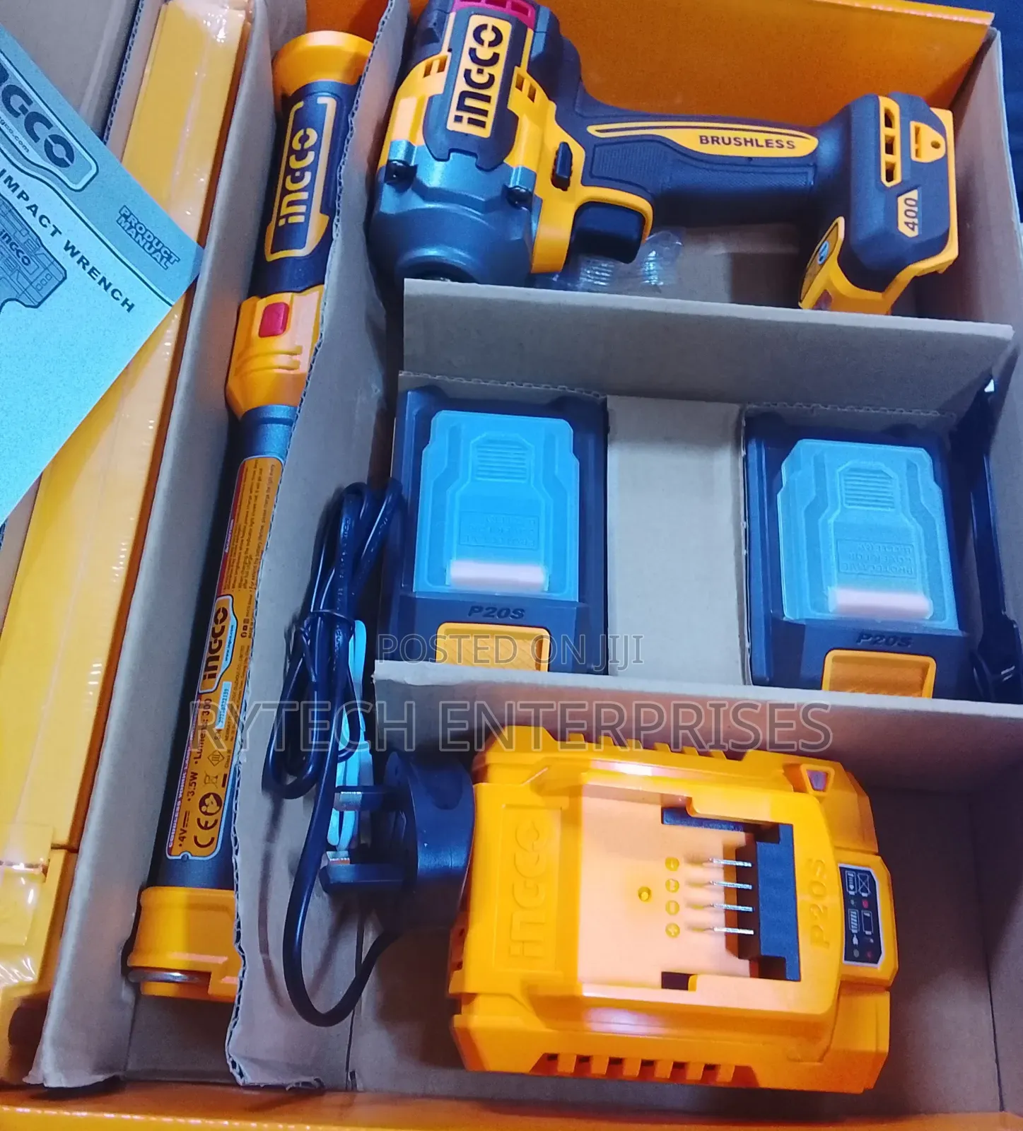 Ingco Cordless Impact Wrench (Brushless)